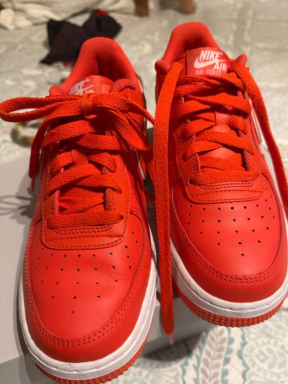 Nike Air Force 1 Low — Red with White Midsole